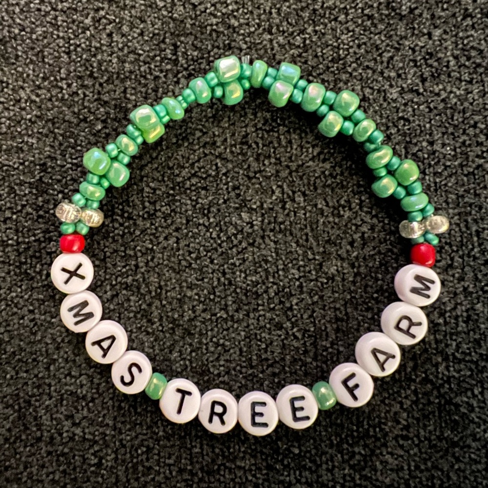 Taylor Swift Christmas Tree Farm friendship bracelet